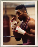 LEWIS, LENNOX ORIGINAL TRAINING CAMP PHOTO (1989)