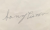 LISTON, SONNY SIGNED PROMOTIONAL HAND OUT (PSA/DNA)