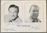 LOUIS, JOE & MAX BAER SIGNED PHOTOGRAPH (PSA/DNA AUTHENTICATED)