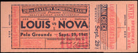 LOUIS, JOE-LOU NOVA FULL TICKET (1941)