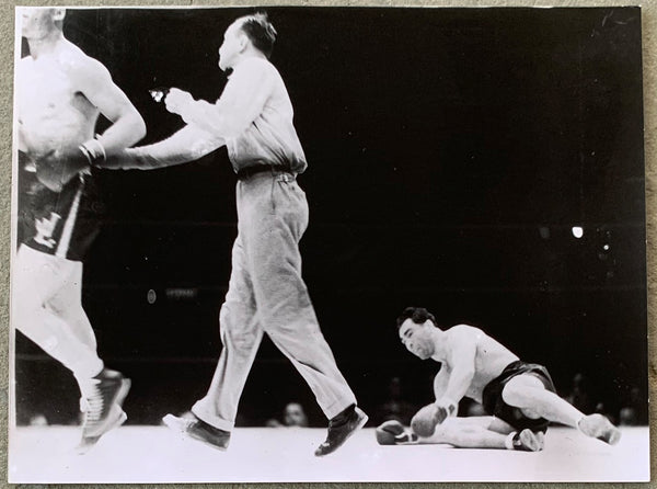 LOUIS, JOE-MAX SCHMELING II WIRE PHOTO (1938)