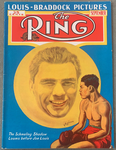 RING MAGAZINE SEPTEMBER 1937 (LOUIS-SCHMELING)