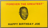 JOE LOUIS HAPPY BIRTHDAY PIN (1975)