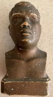 LOUIS, JOE PLASTER BUST FIGURINE (1930'S)