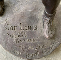 LOUIS, JOE "BROWN BOMBER" BRONZE (BY RALPH CRAWFORD)