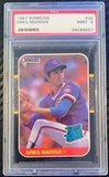 1987 DONRUSS GREG MADDUX MINT 9 ROOKIE CARD