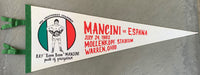 MANCINI, RAY "BOOM BOOM"-ERNESTO ESPANA SOUVENIR PENNANT (1982)