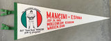 MANCINI, RAY "BOOM BOOM"-ERNESTO ESPANA SOUVENIR PENNANT (1982)