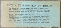 MARCIANO, ROCKY-EZZARD CHARLES I CLOSED CIRCUIT FULL TICKET (1954)