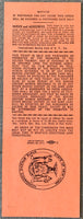 MARCIANO, ROCKY-ARCHIE MOORE ON SITE FULL TICKET(1955-MARCIANO'S LAST FIGHT-PSA/DNA VG 3)