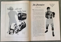 MARCIANO, ROCKY-ARCHIE MOORE OFFICIAL PROGRAM (1955)