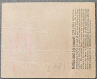MARCIANO, ROCKY-JERSEY JOE WALCOTT I ON SITE TICKET STUB (1952-MARCIANO WINS TITLE-PSA/DNA)