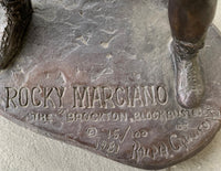 MARCIANO, ROCKY BRONZE BY RALPH CRAWFORD