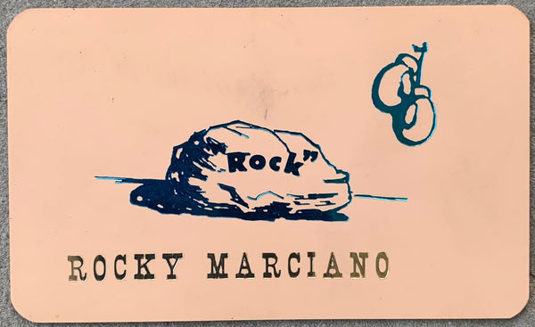 MARCIANO, ROCKY BUSINESS CARD
