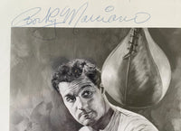 MARCIANO, ROCKY RARE NON INSCRIBED SIGNED PHOTOGRAPH PSA/DNA)