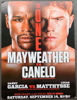 MAYWEATHER, JR., FLOYD-CANELO ALVAREZ ON SITE POSTER (2013)