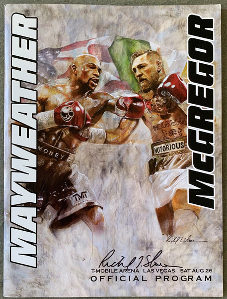 MAYWEATHER, JR., FLOYD-CONOR MCGREGOR OFFICIAL PROGRAM (2017)