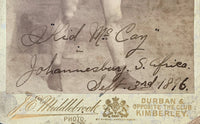 MCCOY, KID SIGNED CABINET CARD Authenticated by PSA/DNA0