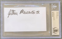 MERCANTE, JR., ARTHUR SIGNED INDEX CARD (BECKETT)