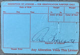 MERCANTE, ARTHUR REFEREE LICENSE (USED FOR ALI_FRAZIER I-1971)