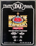 MERCER-DAMIANI & MORRISON-TILLIS & SELDON-RIBALTA OFFICIAL PROGRAM (1991)