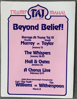MERCER-DAMIANI & MORRISON-TILLIS & SELDON-RIBALTA OFFICIAL PROGRAM (1991)