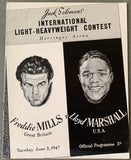 MILLS, FREDDIE-LLOYD MARSHALL OFFICIAL PROGRAM (1947)