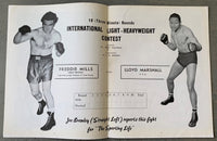 MILLS, FREDDIE-LLOYD MARSHALL OFFICIAL PROGRAM (1947)