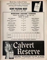 MITEFF, ALEX-BILLY HUNTER II & TOM MCNEELEY-LOU JONES OFFICIAL PROGRAM (1959)