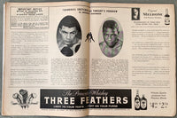 MITEFF, ALEX-BILLY HUNTER II & TOM MCNEELEY-LOU JONES OFFICIAL PROGRAM (1959)