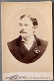 MONTAGUE, HENRY JAMES CABINET CARD (MID 1870'S)