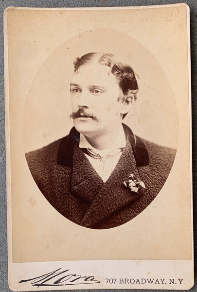 MONTAGUE, HENRY JAMES CABINET CARD (MID 1870'S)