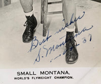 MONTANA, SMALL SIGNED REAL PHOTO POSTCARD