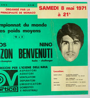 MONZON, CARLOS-NINO BENVENUTI II ON SITE POSTER (1971)