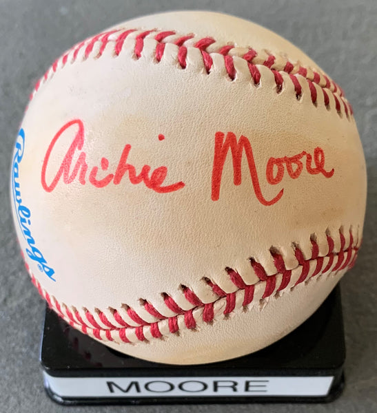 MOORE, ARCHIE SIGNED BASEBALL (PSA/DNA)