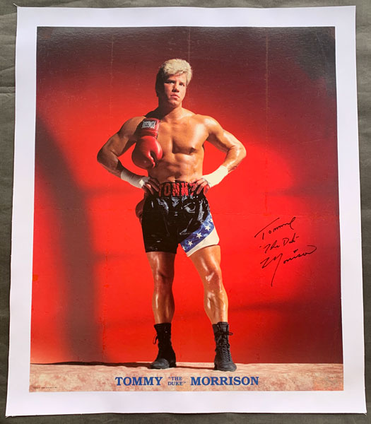 MORRISON, TOMMY SIGNED PROMOTIONAL POSTER