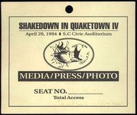 MOSLEY, SUGAR SHANE-LORENZO GARCIA MEDIA CREDENTIAL (1994)