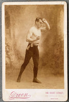 MULLINS, JOE CABINET CARD (LATE 1890'S)