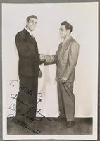 MUSCATO, PHIL SIGNED PHOTO (INSCRIBED TO WILLIE PEP)