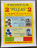 NAPOLES, JOSE-JOHN STRACEY & ALFONSO ZAMORA-SOCRATES BATOTO SIGNED ON SITE POSTER (1975-SIGNED BY STRACEY)