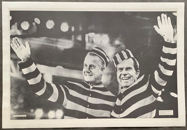 Ricky Spiro NIXON, RICHARD & SPIRO AGNEW ORIGINAL POSTER (1973) – JO Sports Inc.