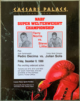 NORRIS, TERRY-STEVE LITTLE ON SITE POSTER (1988)