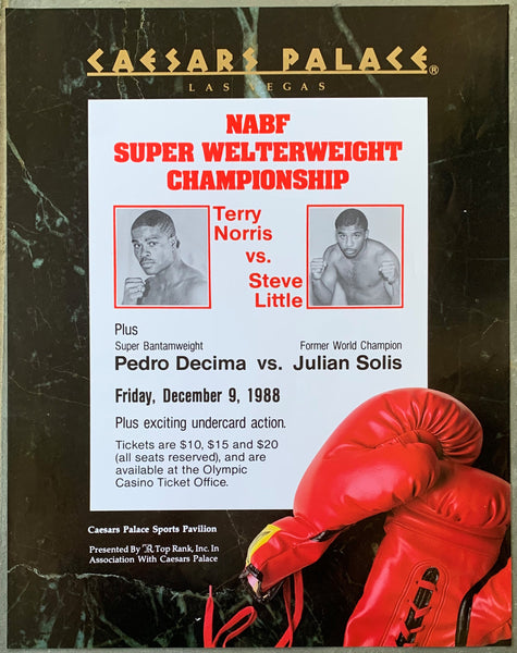 NORRIS, TERRY-STEVE LITTLE ON SITE POSTER (1988)