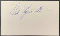 NORRIS, ORLIN SIGNED INDEX CARD (TYSON OPPONENT)