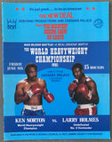 HOLMES, LARRY-KEN NORTON OFFICIAL PROGRAM (1978)