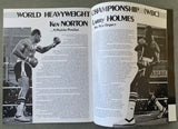 HOLMES, LARRY-KEN NORTON OFFICIAL PROGRAM (1978)