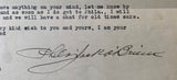 O'BRIEN, PHILADELPHIA JACK SIGNED LETTER (1928)