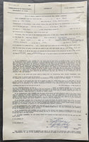 ORTIZ, CARLOS SIGNED FIGHT CONTRACT (1966-SIGNED BY ORTIZ MANAGER & DON ELBAUM)