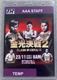 ACQUIAO, MANNY-CHRIS ALGIERI PROMOTER TEMPORARY STAFF CREDENTIAL (2014)