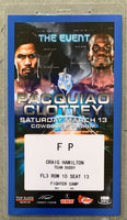 PACQUIAO, MANNY-JOSHUA CLOTTEY CREDENTIAL (2010)